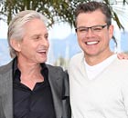 Michael Douglas and Matt Damon
