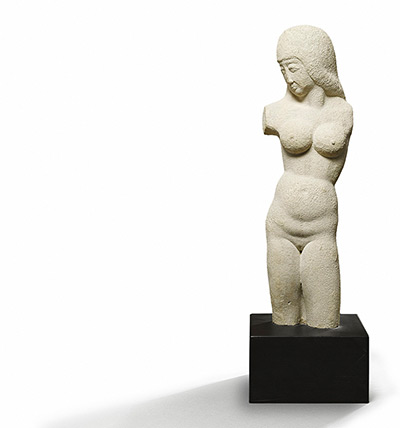 First Time Out : Eric Gill, Torso – Woman, Bath Stone, 1931