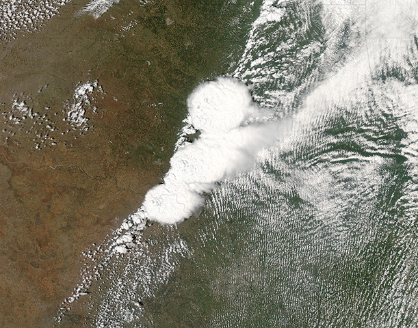 Moore aerials: Satellite Image of Oklahoma tornado