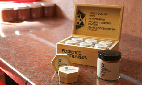 The paint products produced by Florence Paintmakers from Egremont iron ore.