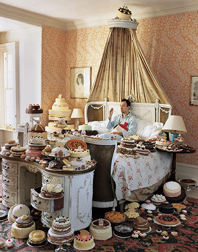 Tim Walker - in pictures: Tim Walker - self-portrait with eighty cakes