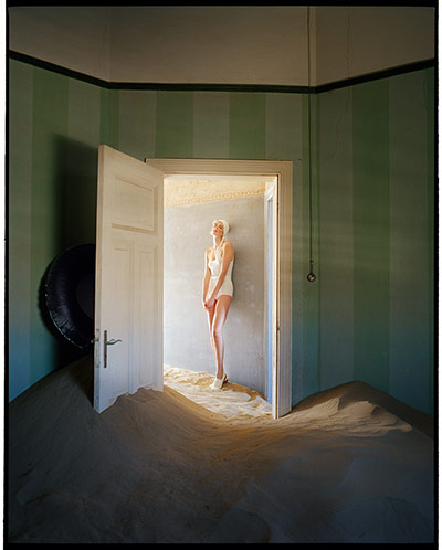 Tim Walker - in pictures: Tim Walker - Agyness Deyn in doorway