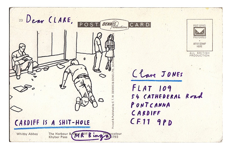 Snapshot: Claire Jones postcard