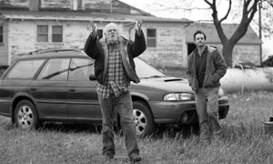 A fillm still from Nebraska, directed by Alexander Payne