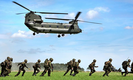 A CH-47 Chinook helicopter Salisbury