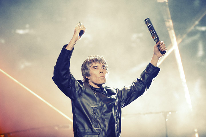 Stone Roses: Ian Brown performing at Heaton Park in 2012