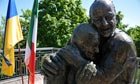 Statue commemorates wartime lovers separated for 60 years | World news