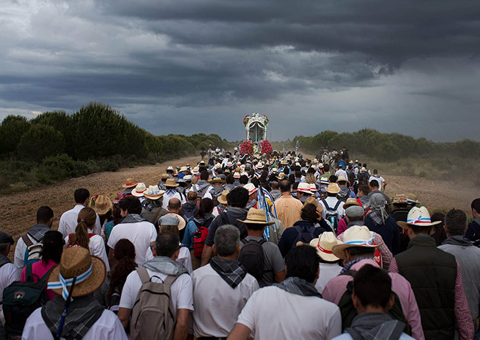 20 Photos: La Romeria Del Rocio Brings Roughly A Million Pilgrims Together