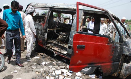 Pakistan school bus fire kills 16 children