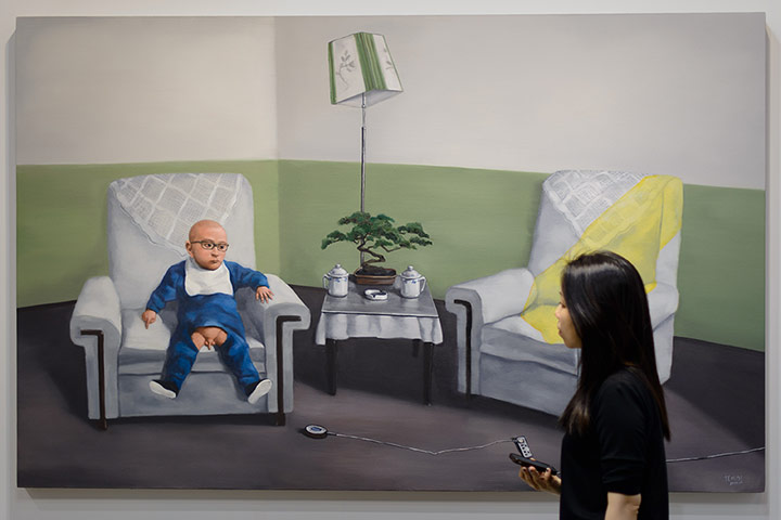 Art Basel: 'The position of father' by Zhang Xiaogang 