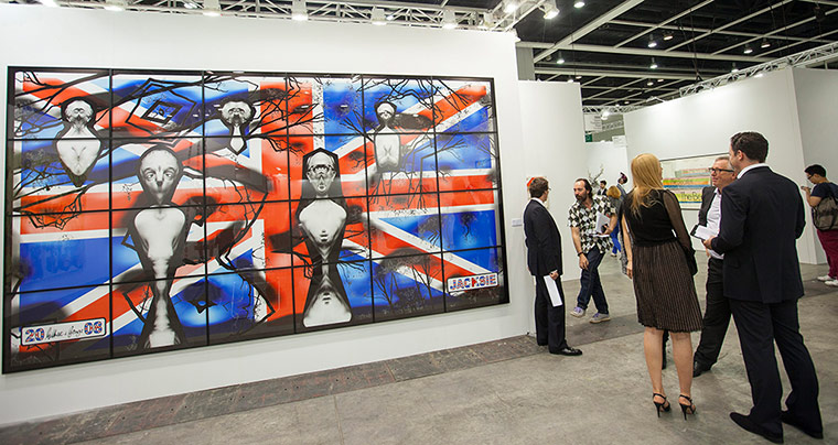 Art Basel: 'Jacksie' 2008 by British artist duo Gilbert and George