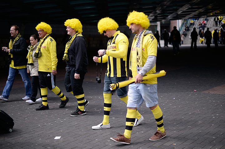 TJ CL Final: Dortmund fans