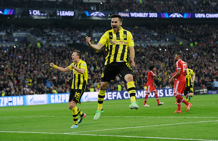 TJ CLF 4: Ilkay Guendogan celebrates after scoring 
