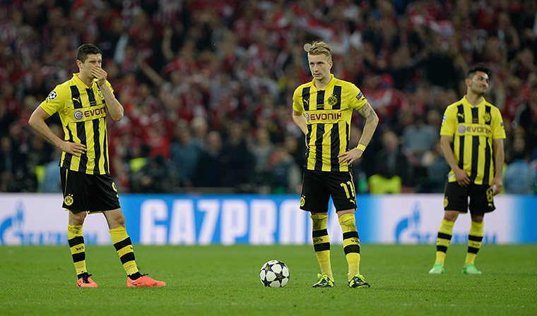 TJ CLF 4: Lewandowski and Reus look dejected
