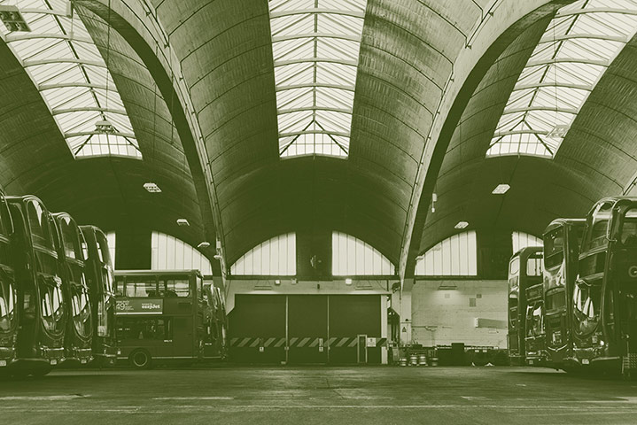 Lesser known buildings: Stockwell Bus Garage, 2013