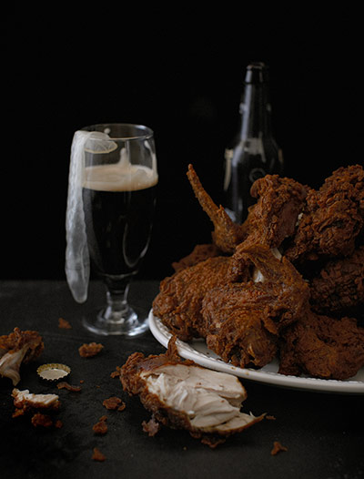 big picture - band riders: guiness with fried chicken