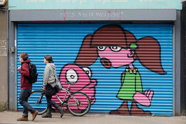 Bristol graffiti festival: Bristol graffiti festival in pictures