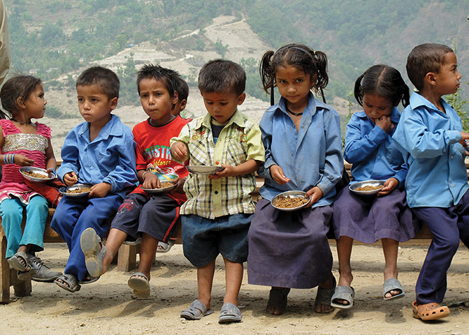 WFP school meals: Nepal