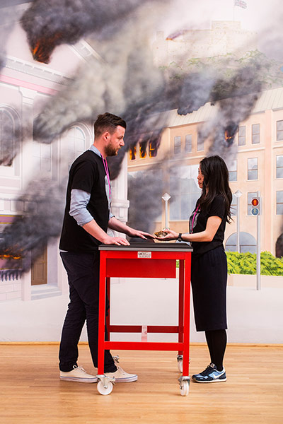 Great Britain pavilion : A Neolithic polished flint axe