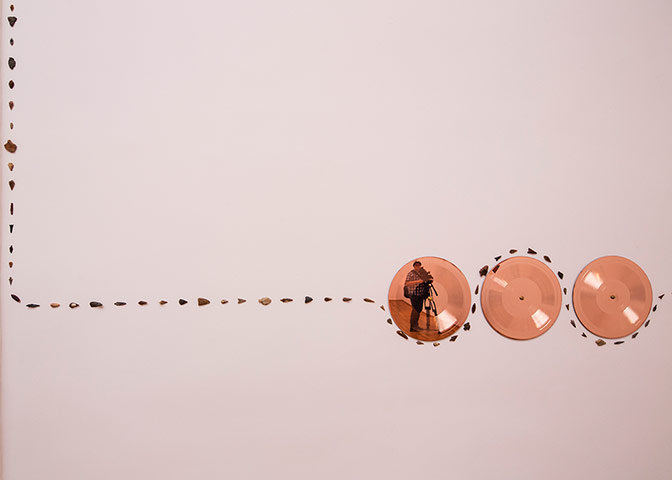 Great Britain pavilion : 'Moss Side, Down Ampney & Beckenham' in room one