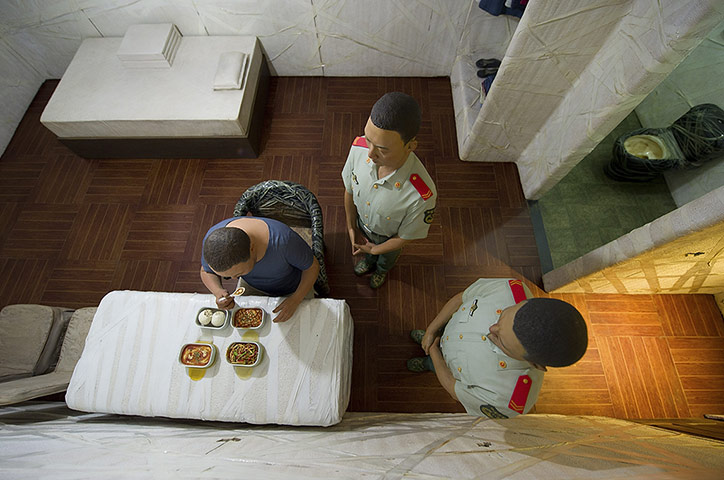 Venice biennale: Interior view of Ai Weiwei's S.A.C.R.E.D