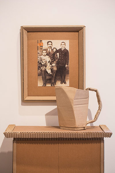 Venice biennale: A detail of the installation Welcome to Iraq by WAMI