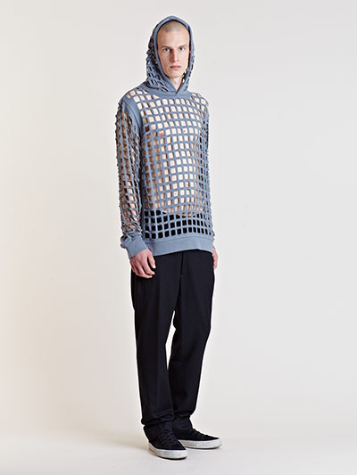 Raf Simons gallery: Lattice hoody, spring/summer 2006