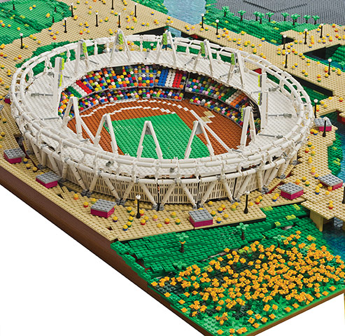 Lego architecture: Olympic Park stadium, east London