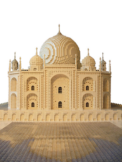Lego architecture: Taj Mahal