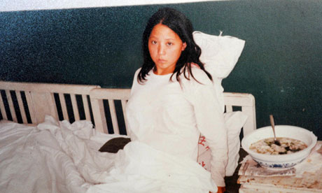 Jin Yani, who was forced to abort her baby nine months into her pregnancy.