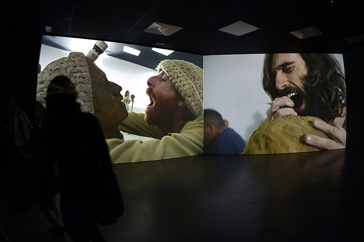 Venice Biennale: Installation by Gilad Ratman at the Israeli pavilion
