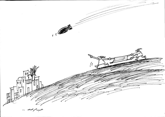 Venice Biennale: Abdul Raheem Yassir cartoon