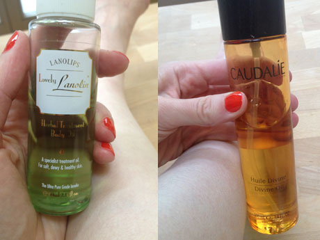 Facegoop tests Caudalie and Lanolips body oils