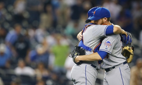 New York Mets celebrate Subway Sweep against New York Yankees