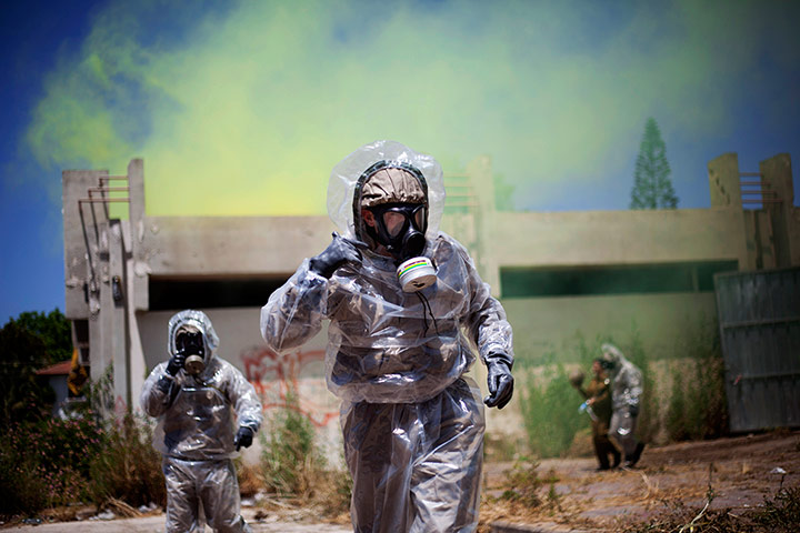 20 Photos: Israeli soldiers of the Home Front Command rescue unit in Azur, Israel