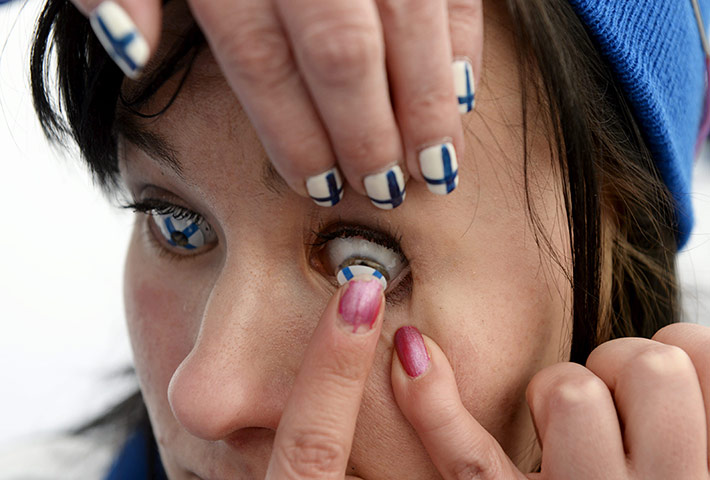 best of the week : Finnish ice hockey fan Minna Westman 