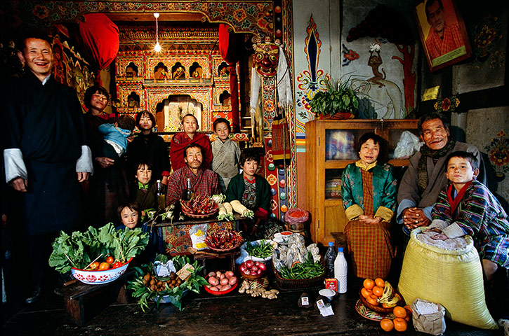 Hungry Planet: Namgay Family - Bhutan