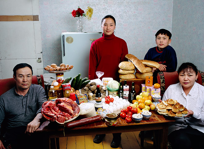 Hungry Planet: Batsuuri Family - Mongolia