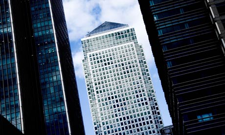 Buildings in Canary Wharf