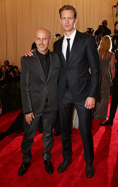 Met Ball Men: Italo Zucchelli and Alexander Skarsgaard.
