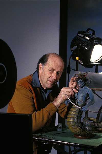 Ray Harryhausen obit: Working on a model from the film 'Clash Of The Titans' (1981)