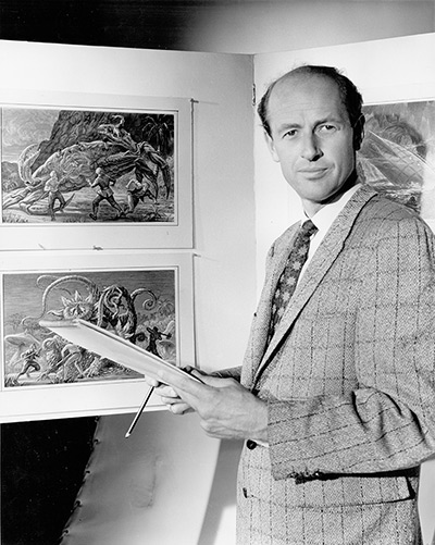 Ray Harryhausen obit: With storyboards for Mysterious Island, 1961