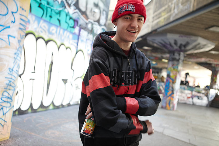 Skateboarders: Luca B