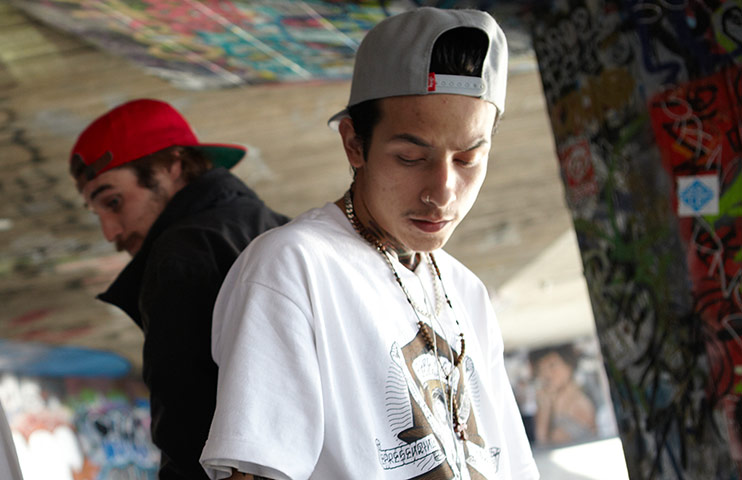 Skateboarders: Germain Alejandro Gonzalez Diaz