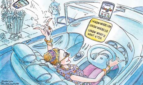 Dave Simonds cartoon on Google smartphone war 