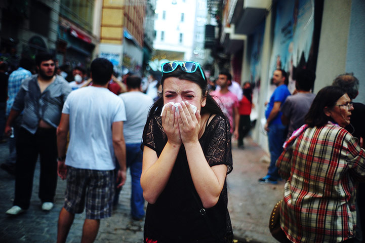 Rioting in Turkey: Gezi Park protesters