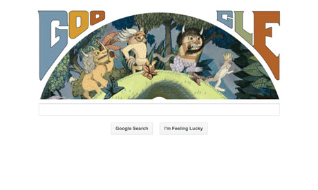 Maurice Sendak google doodle 