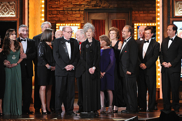 Tony awards: The cast and producers from Who's Afraid of Virginia Woolf