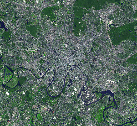 Satellite Eye on Earth: Moscow the northernmost megacity in the world