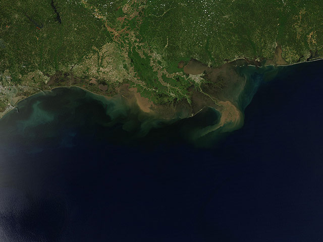 Satellite Eye on Earth: Mississippi River River